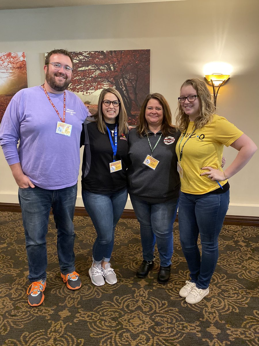 taylortholen's tweet photo. Sooooo fantastic to see former @FortOstuco kids that @BurnettFran and I worked with years ago come back and serve as Student Council Advisors and educators. Awesome humans. #MASCmade @MASCstuco https://t.co/rfx1PidhvV