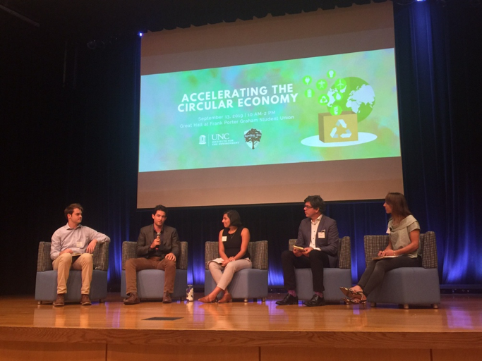 If you want to learn more about the #circulareconomy check out this recap of the conference hosted on campus at UNC. "Coming Full Circle" via the <a href="/UNC_IE/">UNC Institute for the Environment</a> blog.  unc.live/2MEG3wX