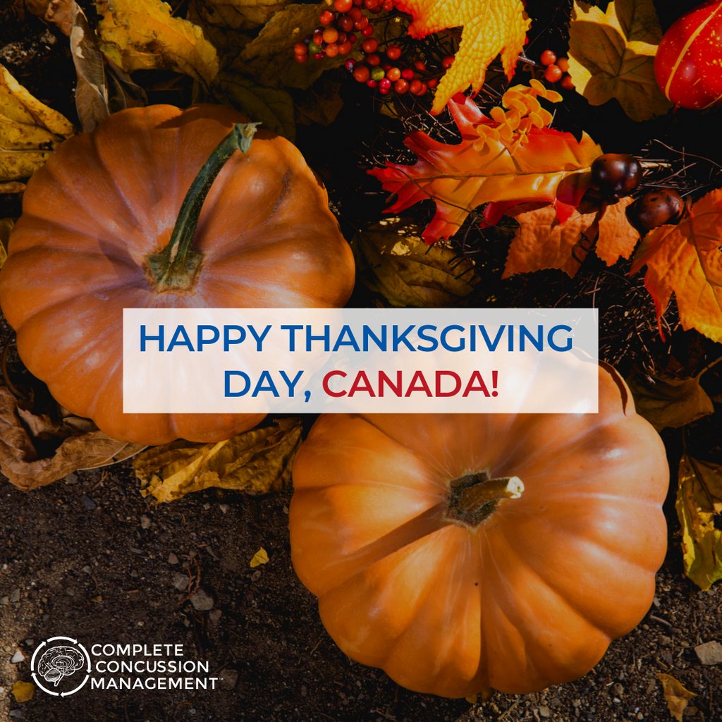 CCMConcussions's tweet photo. Take a break and enjoy time with your family! Have a happy holiday.
.
.
.
#concussions #physicaltherapy #choosept #atc #athletictrainer #concussioncourse #concussiontraining #physio #thanksgiving #canada https://t.co/ttu16JwWCx
