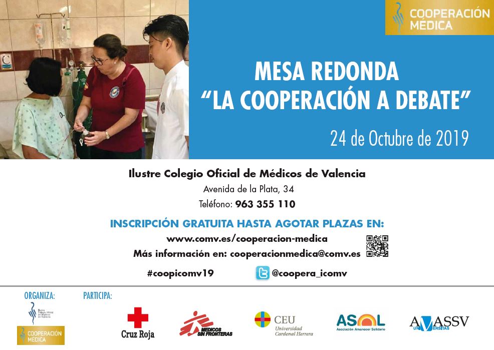 IICOMV's tweet photo. Mesa Redonda "La Cooperación a debate"

📅 24 de octubre de 2019 a las 18:00h
📌📭 ICOMV https://t.co/2QG4grpDj0