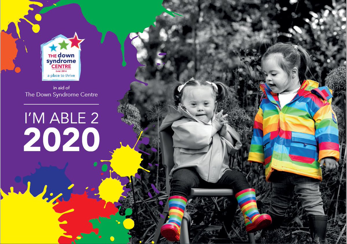 Downsyndromecen's tweet photo. It's official- our 2020 #Imable2 Calendar is on sale NOW! For €5 you can find it in @dunnesstores across Ireland, and online at @CalendarClubUK and https://t.co/ggkkg44x6g. 

Help us celebrate the amazing children we see in our centre like cover stars Sophie and Maria! https://t.co/hA4ybb1ZGD