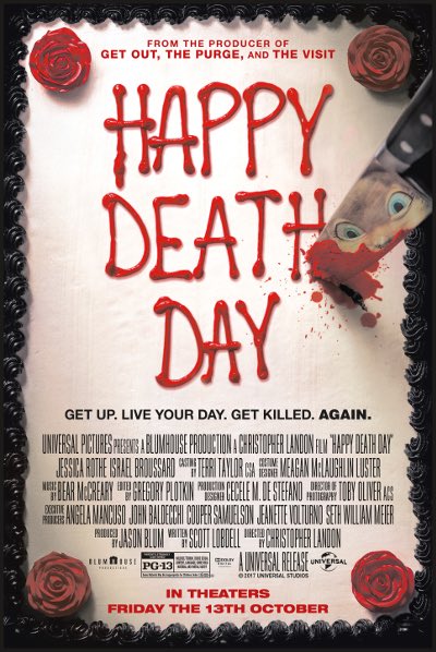 Up next at number 13 I party like there is no tomorrow with HAPPY DEATH DAY.