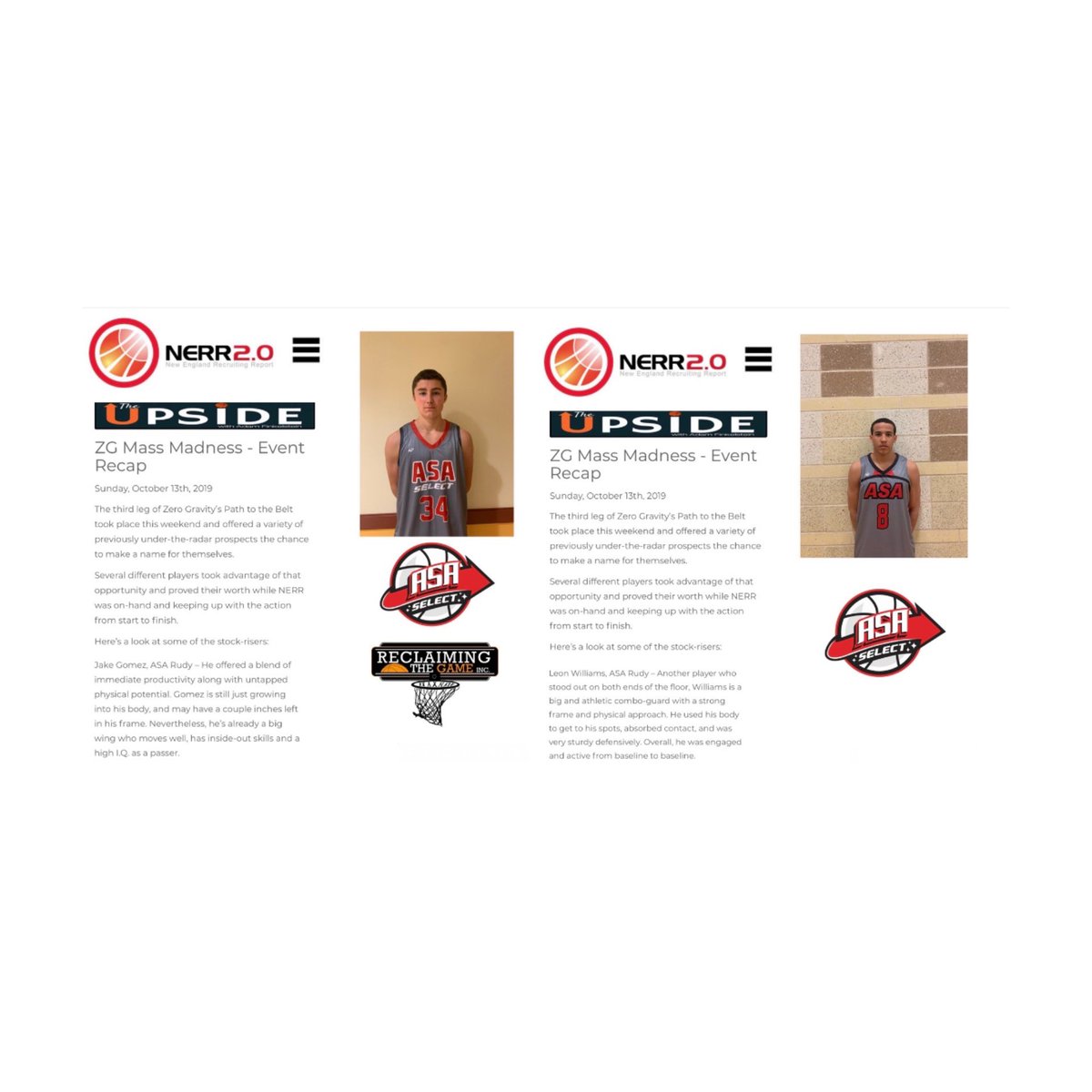 ASAHoopsNation's tweet image. C/O 2021 Jake Gomez 6’5” (Weymouth HS) and C/O 2020 Leon Williams 6’3” (Cambridge R&amp;amp;L) made play after play this past weekend at the ZG #MassMadness tourney. Student-Athletes on the rise!! #ASAHoopsFamily