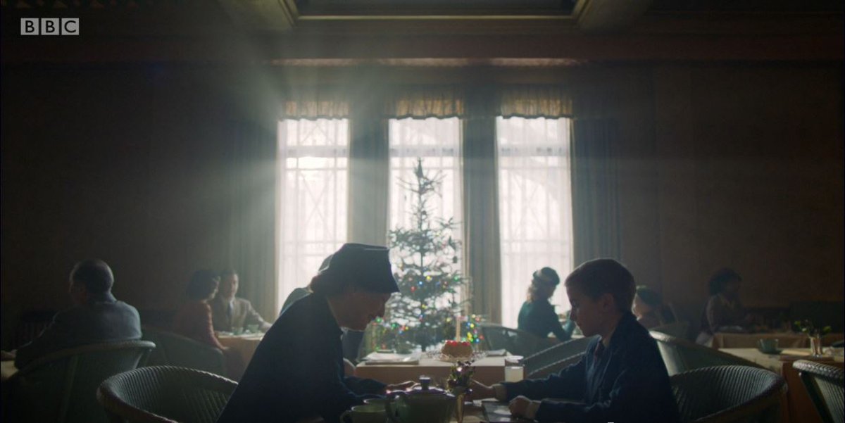 Huzzah for the glorious Plaza in her latest Television starring role over the weekend in WORLD ON FIRE.
With the magnificent Lesley Manville and fellow cast members appearing in our 'war time' tea rooms the scene was a touching and wonderful moment in this beautiful series :)