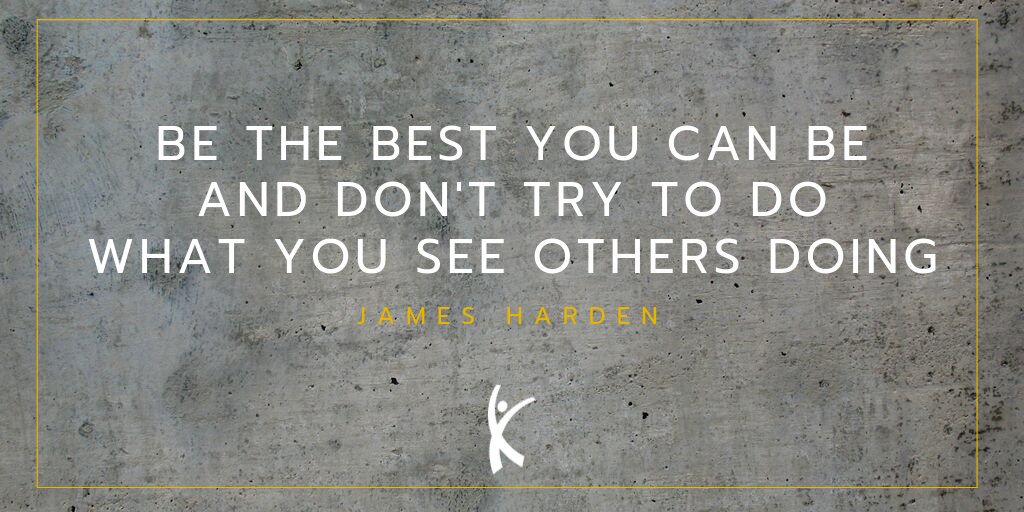 oazperformance's tweet photo. A pro tip from the pro himself, James Harden. If you're busy looking at what others do you're only taking away time from focusing on yourself. #DontStopForAnything Let's focus on YOU. #buildingchampions https://t.co/upPXYPNA8m