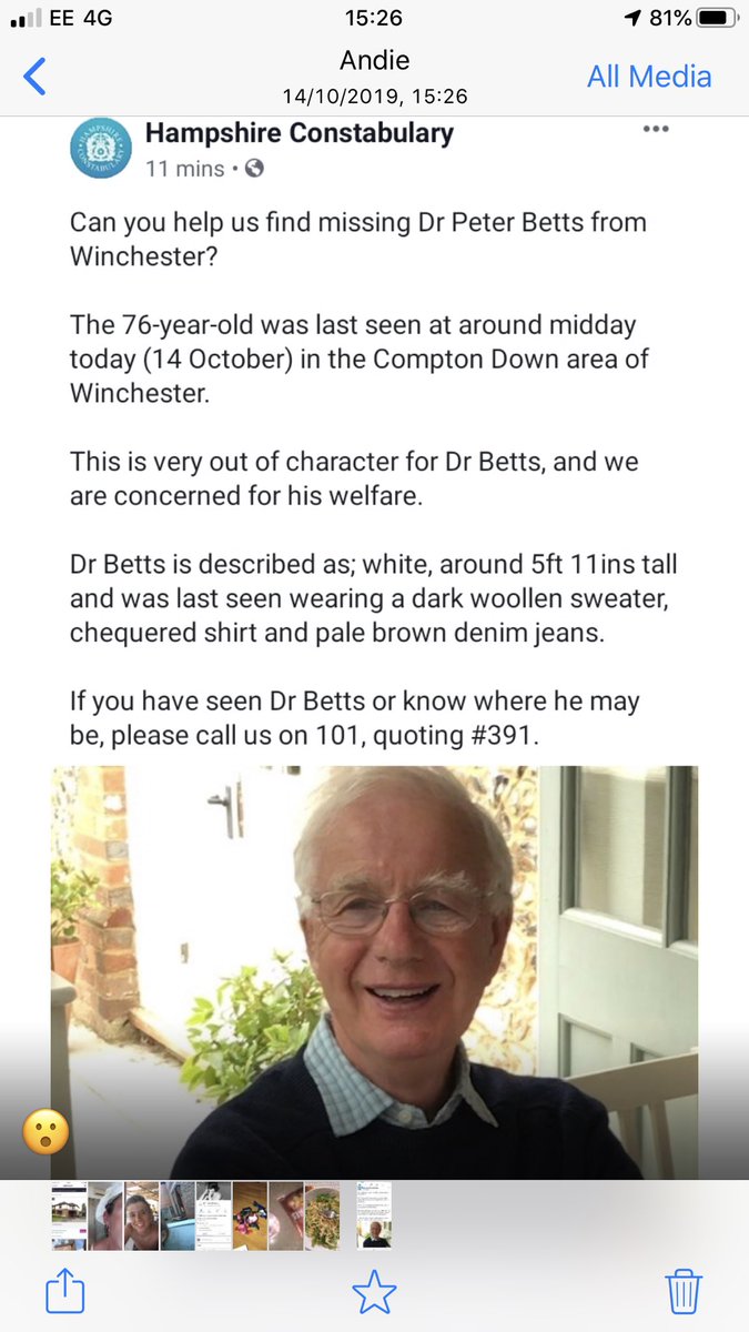 Please share this far and wide. Dr Betts is an inspirational man and taught me everything I know x