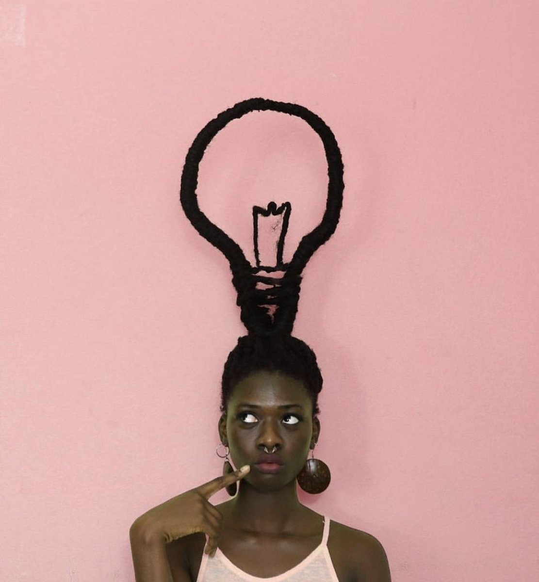 Laetitia Ky ( @laetiky) is a Côte d’Ivoire based hair sculptorShe was inspired by hairstyle worn by pre-colonial African tribes. "Things have come a long way, but even today kinky hair is taboo for some Africans. I want to look back to our traditions and draw from them”