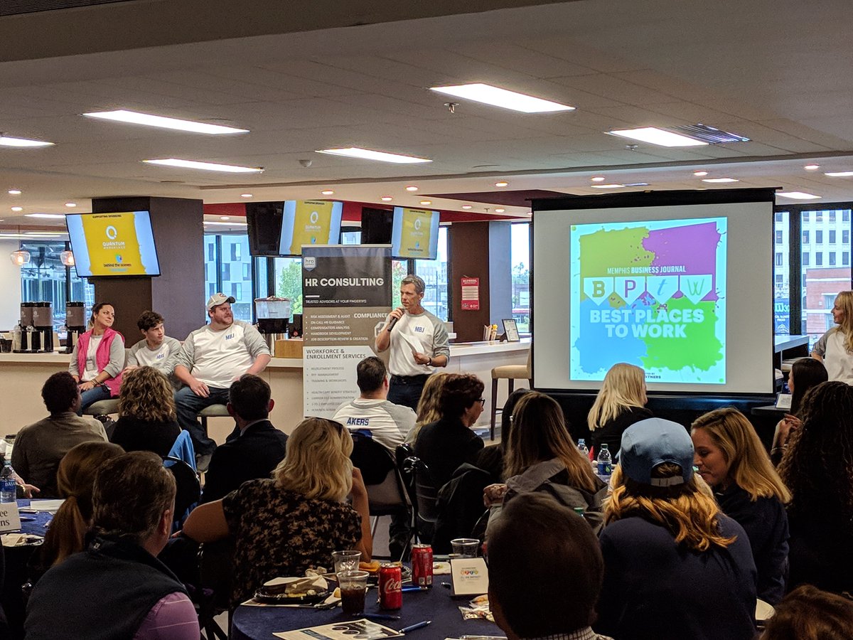 hropartners's tweet photo. We had a blast at the @MBJMemphis  Best Places to Work event! Great being around some of Memphis' most forward thinking and innovation driving companies! https://t.co/fsb7eJvJNk