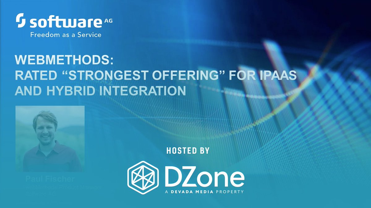 DZoneInc's tweet photo. [YouTube] Struggling with #integrations? Watch this live demo to see why @forrester recently rated @SoftwareAG the “strongest current offering” for strategic #iPaaS and hybrid integration. https://t.co/gckTm78sKb #developers #DevelopersEnablingDevelopers https://t.co/1lsjKUaliT