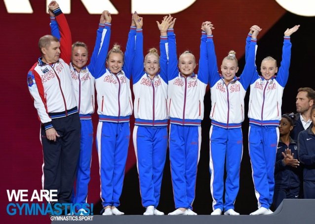 RussianEmbassy's tweet image. #TeamRussia wins 9 medals in total, incl 3 gold  in #Stuttgart2019 @gymnastics! We are proud of you!