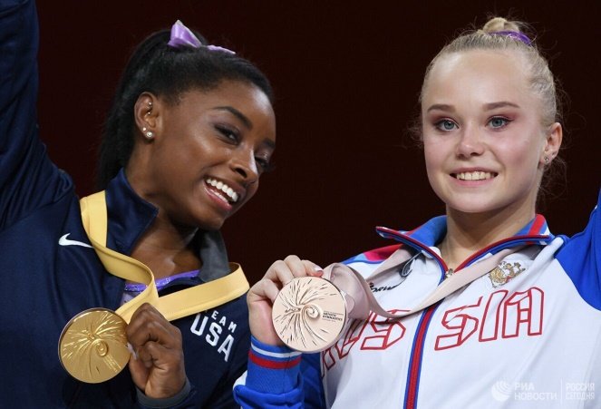 RussianEmbassy's tweet image. #TeamRussia wins 9 medals in total, incl 3 gold  in #Stuttgart2019 @gymnastics! We are proud of you!