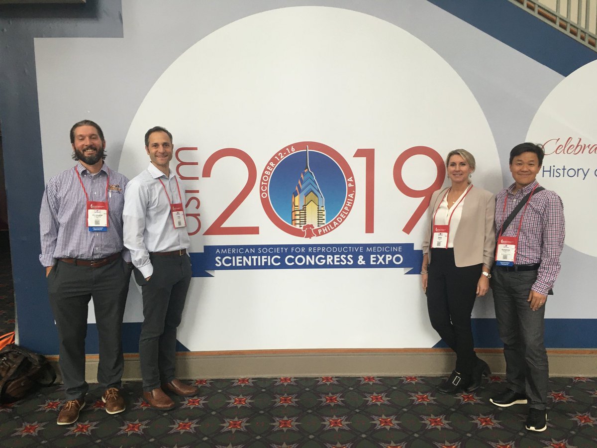 SSRepro's tweet photo. SSR members hard at work at the #asrm2019 conference in Philadelphia teaching the precongress on male reproduction. #ssrepro @KimminsSarah, @YaoHumphrey, @ChrisGeyer4 , Tony De Falco https://t.co/5YAeFeRIyp