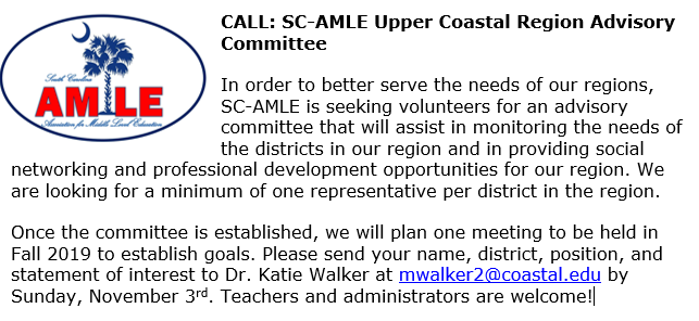 UC_SCAMLE's tweet photo. SC-AMLE VOLUNTEERS NEEDED! https://t.co/FxUoUFj2hV