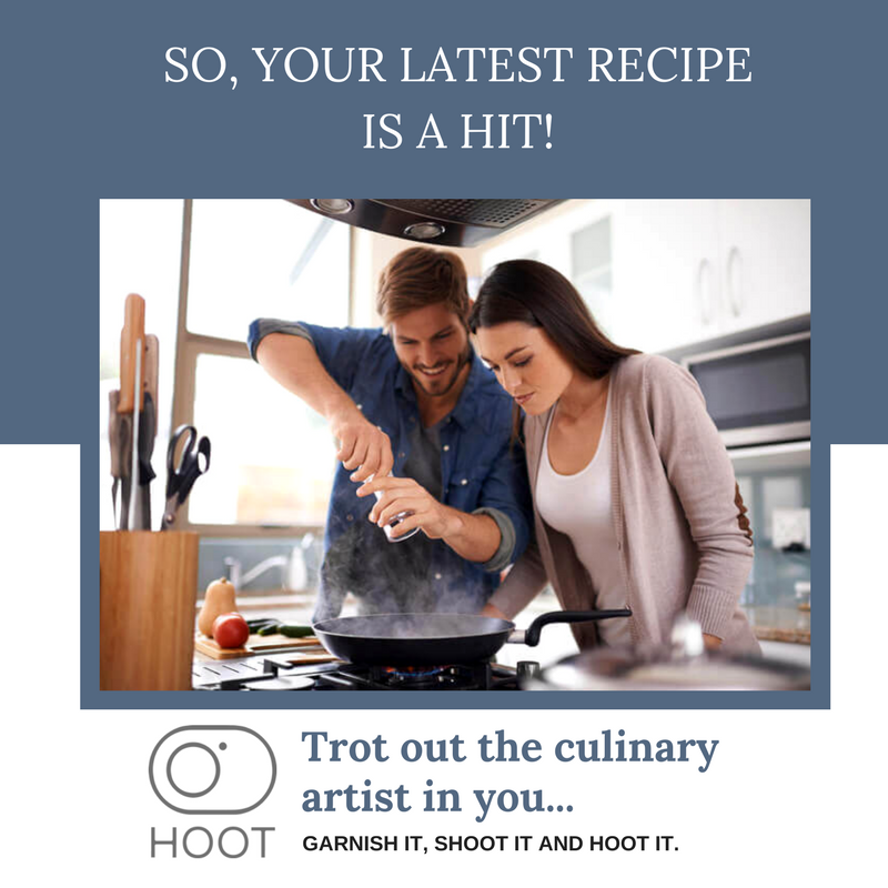 Hoot_StoryMaker's tweet photo. Unveil the hidden Chef in you.
Shoot pics and videos of your recipes and simply Hoot them to the world!

Get the app and create your own hoot: https://t.co/24UDEdpfQP
#ShootItHootIt #MovieMaker #StoryMaker https://t.co/UpB9ofjU5s