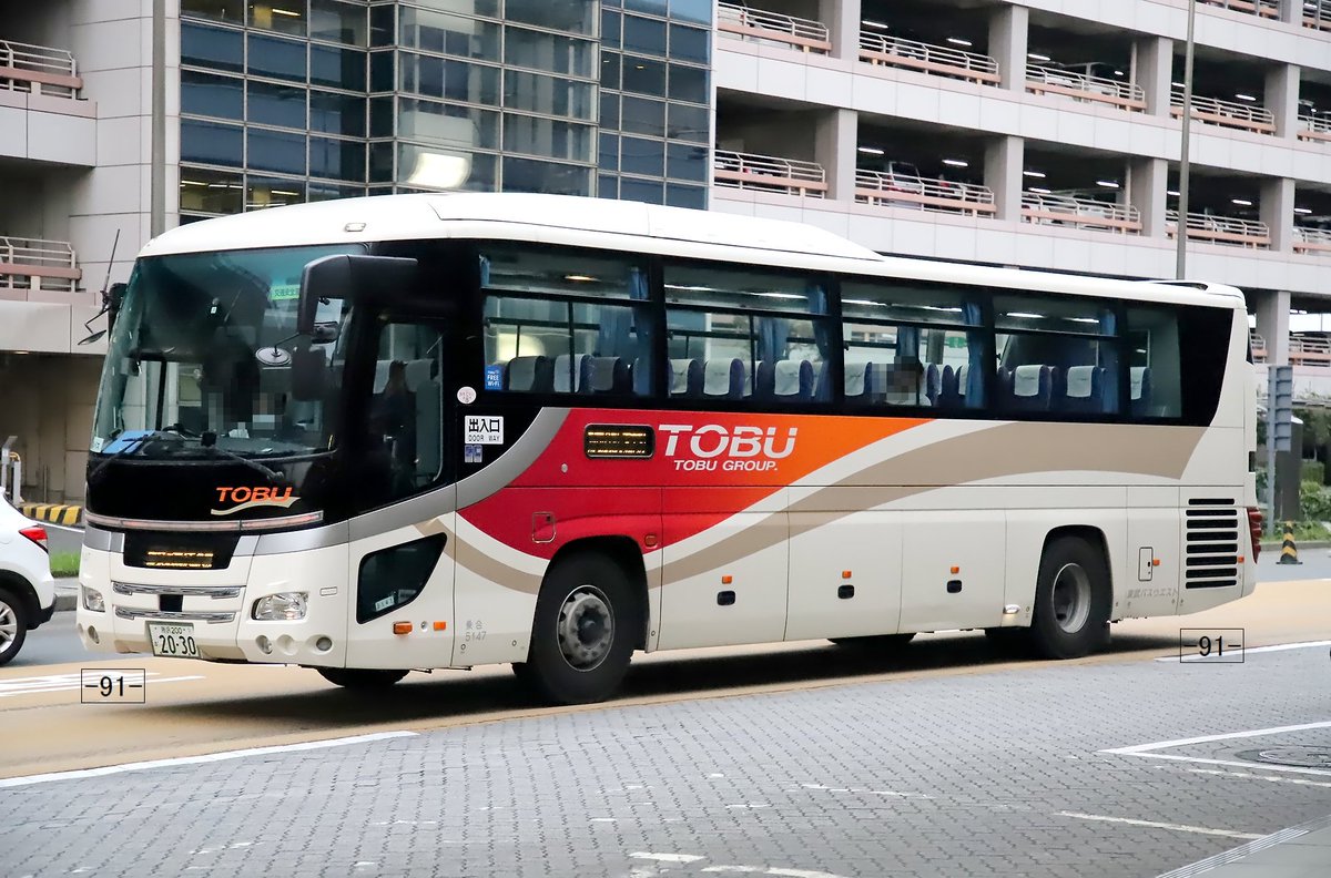 Ja009d Rjoo Itm Auf Twitter 東武バスウエスト 東武バス Tobu Group 所沢0か30 Qtg Ru1asca 5147 16年式 羽田空港 19 7