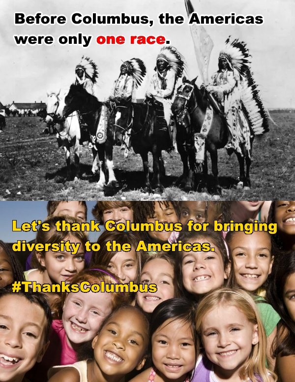 Optimisticbger's tweet photo. #Thankscolumbus https://t.co/OxbpEgXUbW