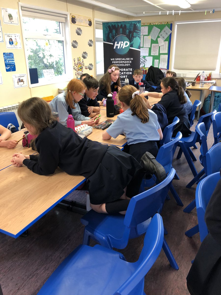 HIPpsychology's tweet photo. Today HIP supported 130 pupils.We were in Integrated College Dungannon for a year 14 session focusing on #motivation & #studyskills.We then visited Annaclone for a P7 session in the afternoon @stcolmansps for an #excellingwithpressure session with P7s. #HIPprimary #HIPpostprimary https://t.co/ke5c63Kulc