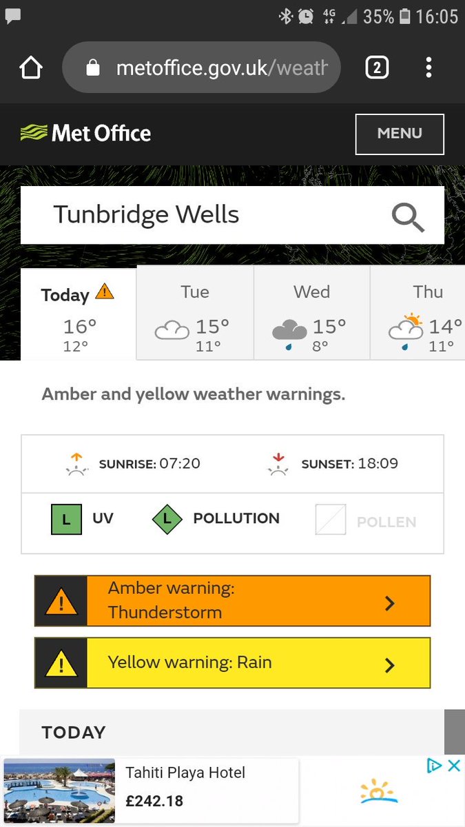 RtwRoo's tweet photo. Just got a text from @Deliveroo that made me fucking roar with laughter in the middle of Tesco. Rider safety is their top priority, so they are paying extra tonight if we ride through an Amber Warning thunderstorm! Is it just me? https://t.co/pJUnDlTtdI