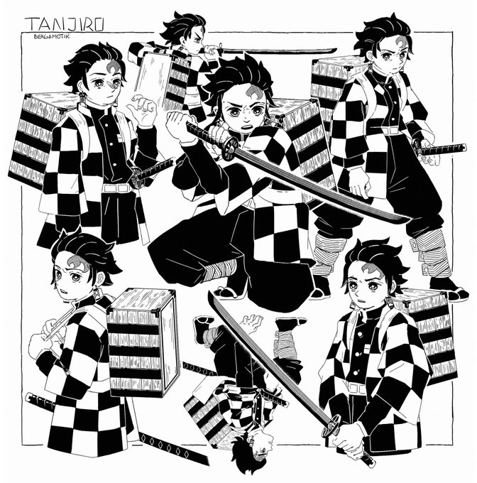 #character #Inktober2019 #DemonSlayer #Tanjiro #art 