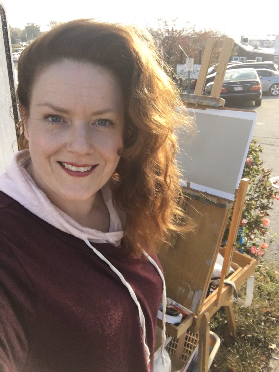 DianaSironi's tweet photo. Completed my #quickdraw of Main St #mistyessexmorning Hope the judges think it’s as groovy as I do #pastelpainting #essexma #capeannpleinair #capaquickdraw #capaquickdraw2019 https://t.co/rZEmeJcfyl