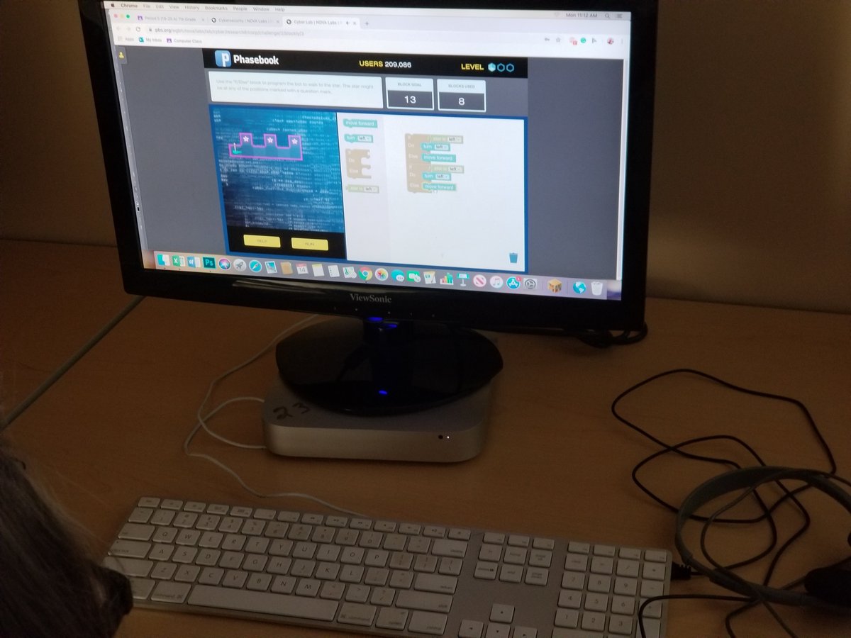 smithdyough's tweet image. 7th grade Ss learning about Cybersecurity thanks to @theNOVALabs and @PBS.  Ss identified fake emails, worked on password safety and basic coding skills.  They all had a blast, what a great site.  #youghsd #csinpa #csforall