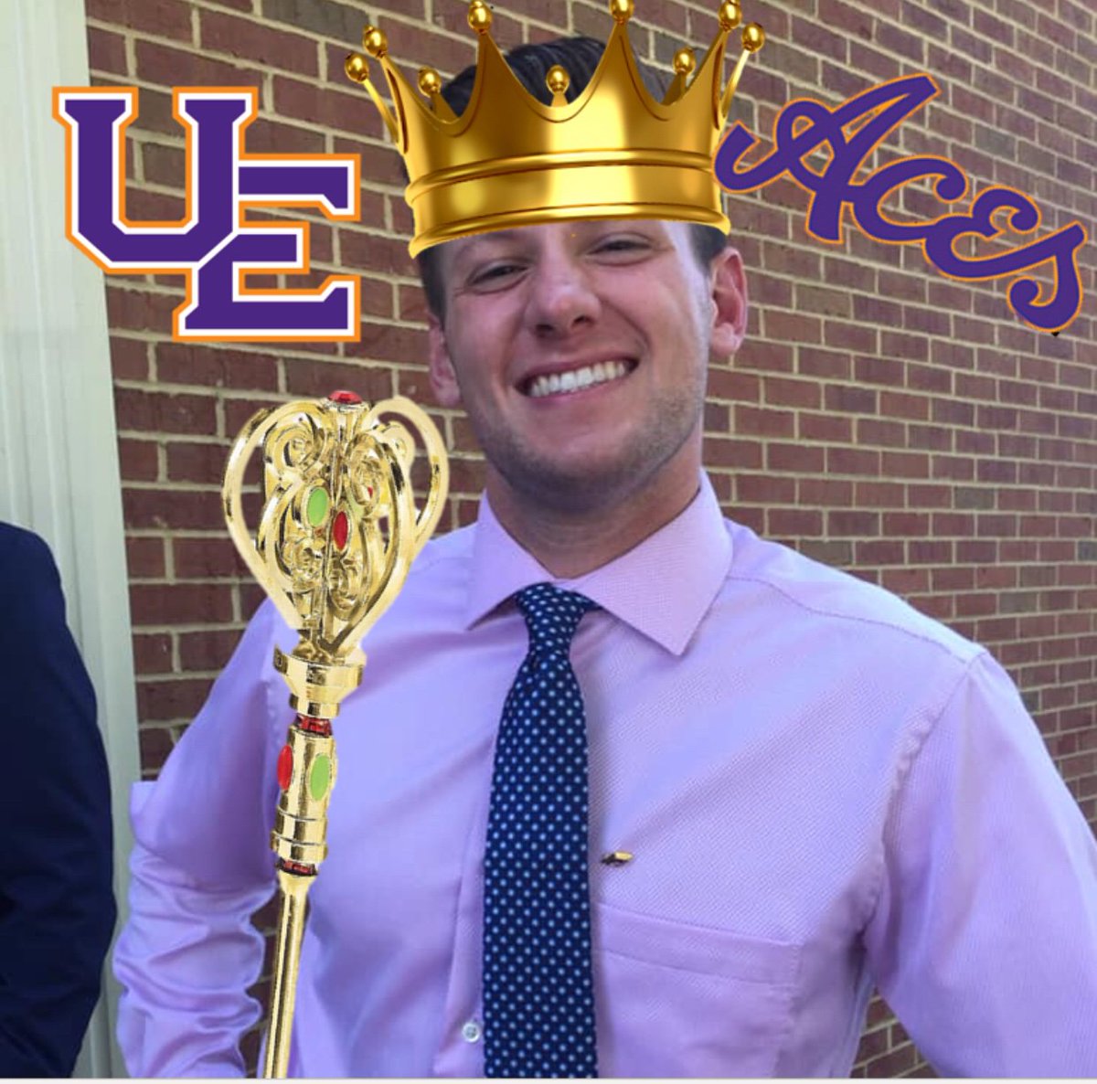 UESAE's tweet image. Vote for Evan Dowell on uengage.evansville.edu/submitter/elec… to be Homecoming Royalty and make the competition #throwintheDowell