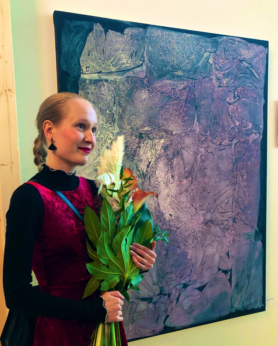Netprofile's tweet photo. Nuorten taiteilijoiden #ArtOfBasware-kilpailun voittaja on #KaisaHuotari ”Muistijälki”-teoksellaan. Onnittelut💐
Ja menovinkki: parhaat työt ovat esilla hotelli Clarionissa 14.11. saakka vaikka iltamyöhään ihailtavissa! #taide @basware https://t.co/BZZ4M24qaq