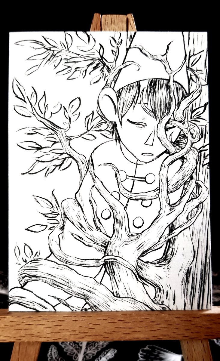 StarfallPros's tweet photo. day 14 OVERGROWN
it's been 84 years, but i finally managed to watch #overthegardenwall and just in time for this prompt! :D
#inktober2019 #inktober #aceo #kakao #atc https://t.co/0JpiHMuDKU