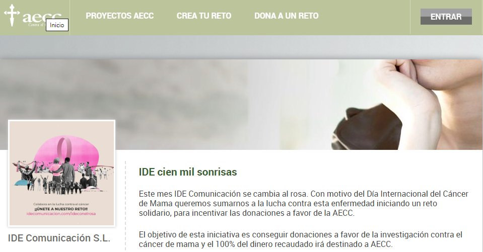 ContraCancerPON's tweet photo. Este mes @idecomunicacion se suma al rosa con @aeccPontevedra para celebrar el Día Mundial del Cáncer de Mama. 
👉Puedes ayudarles a conseguir su reto solidario para incentivar las donaciones a favor de la investigación en: https://t.co/p6f4liNveR
#ContigoDamoslaCara https://t.co/mC0zq4jTUr