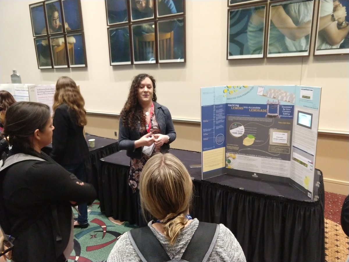 justinwayneshow's tweet photo. Proud. @taswyn repping @montanastate and our amazing #accessibility scanner built into #oucampus #pst13 https://t.co/yhOCtc0pCd