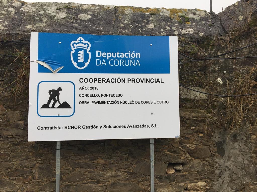 BCNORSL's tweet photo. Terminada la obra de pavimentación en la parroquia de Cores en @CoPonteceso #BCNOR https://t.co/2gjjPBciV4