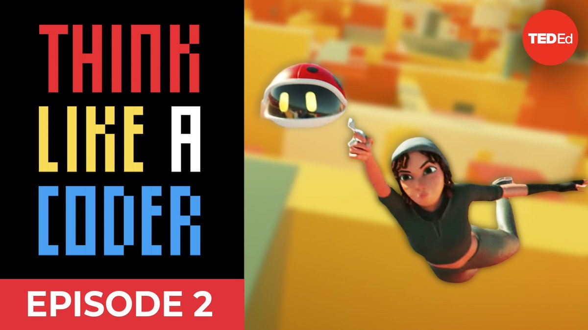 TED_ED's tweet image. NEW VIDEO: The adventure continues! 
Episode 2 #ThinkLikeACoder: Can Ethic and Hedge find the leader of the Resistance before being discovered themselves? t.ted.com/6MsAOzc