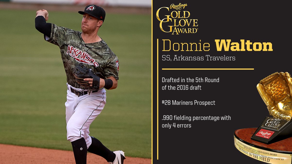 From the <a href="/Mariners/">Seattle Mariners</a> org:

SS Donnie Walton is a Gold Glove Award winner.