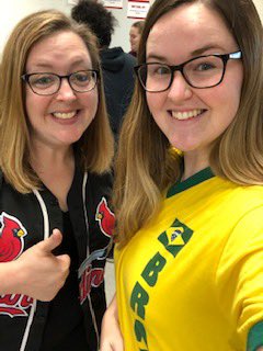 FoxMiddleSchool's tweet photo. Our staff is rocking their jerseys to show school spirit for Jersey Day today! School spirit for Intramurals this Wednesday! #pride #schoolspirit #fmscommunity https://t.co/VuJnTf0bZ4
