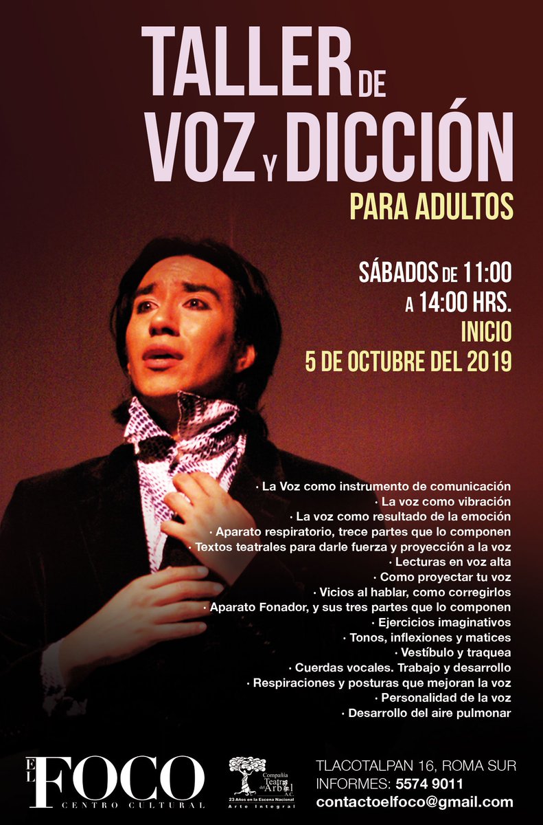 El__FoCo's tweet photo. Última semana para conocer.lo.que.nomsabed de tu #voz #tallerdevoz #clasesdevoz #actor #actorlife #actores #publico en general! @Enigmaceroradio @Fteatral1 @RevistaERRETE https://t.co/SZSyQvRJ2U