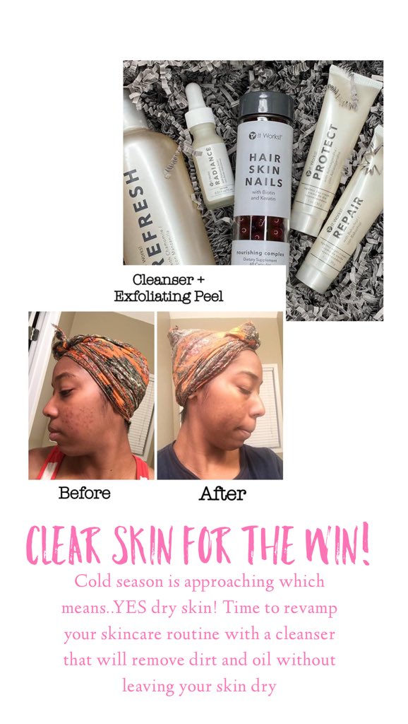 tenae's tweet photo. Clear skin for the win💕 Fall and winter is approaching and it’s hard to keep your skin moisturized ! Here’s a product you could definitely use . Text “Clear” to 4694070825 if interested #skincare https://t.co/QzhDbk7Wy7