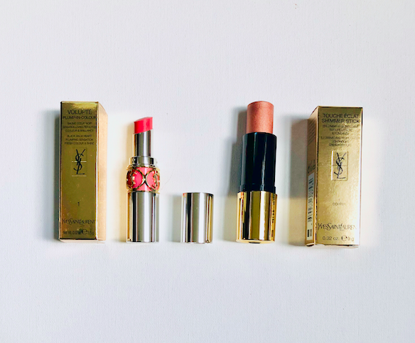 davelackie's tweet photo. I'm giving away YSL's beautiful Volupte Pump-In-Colour lip colour in Nude + Touche Eclat Shimmer Stick in Copper. To enter, follow @davelackie &amp; RT https://t.co/yfAwEIKJOt