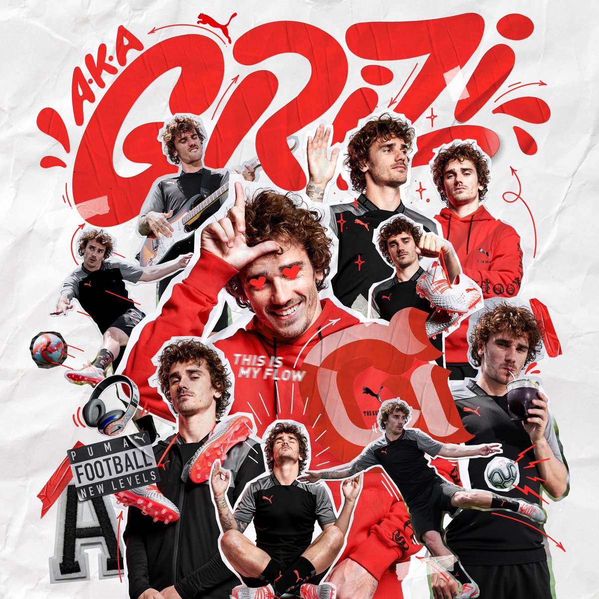 Forza27_RS's tweet photo. 🆕⚽️🎼 #Puma 'This is My Flow' album artwork // by Rémi SevenOneThree / @AgenceLAFOURMI #AnthemPack #PumaOne #Spotify // See more: https://t.co/ekAyrpWQgi https://t.co/eF1QOXdtJy