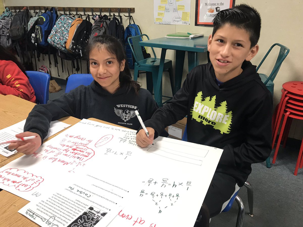 HUPS_Harding's tweet photo. 5th grade Hawks digging into an Illustrative Math investigation! Go hawks! https://t.co/5TzkbQH1gd