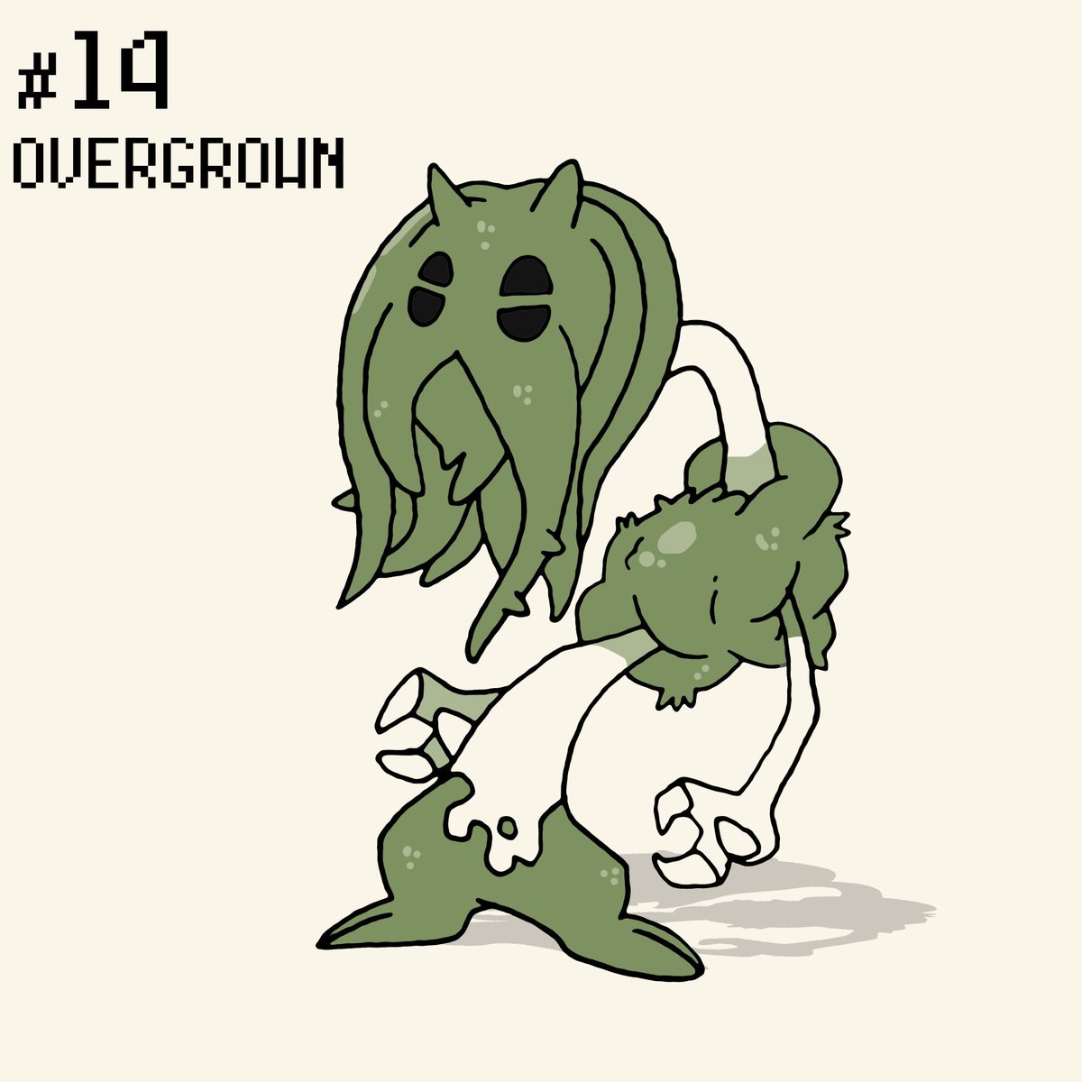 ScptFakemon's tweet photo. Day 14: OVERGROWN

Ojown

Grass/dark type

#inktober #inktober2019 #fakemon #faketober #pokemon #pokemonsword #pokemonswordshield #digitalart #digitaltober #pokedex #day14 https://t.co/tHWInvclcs