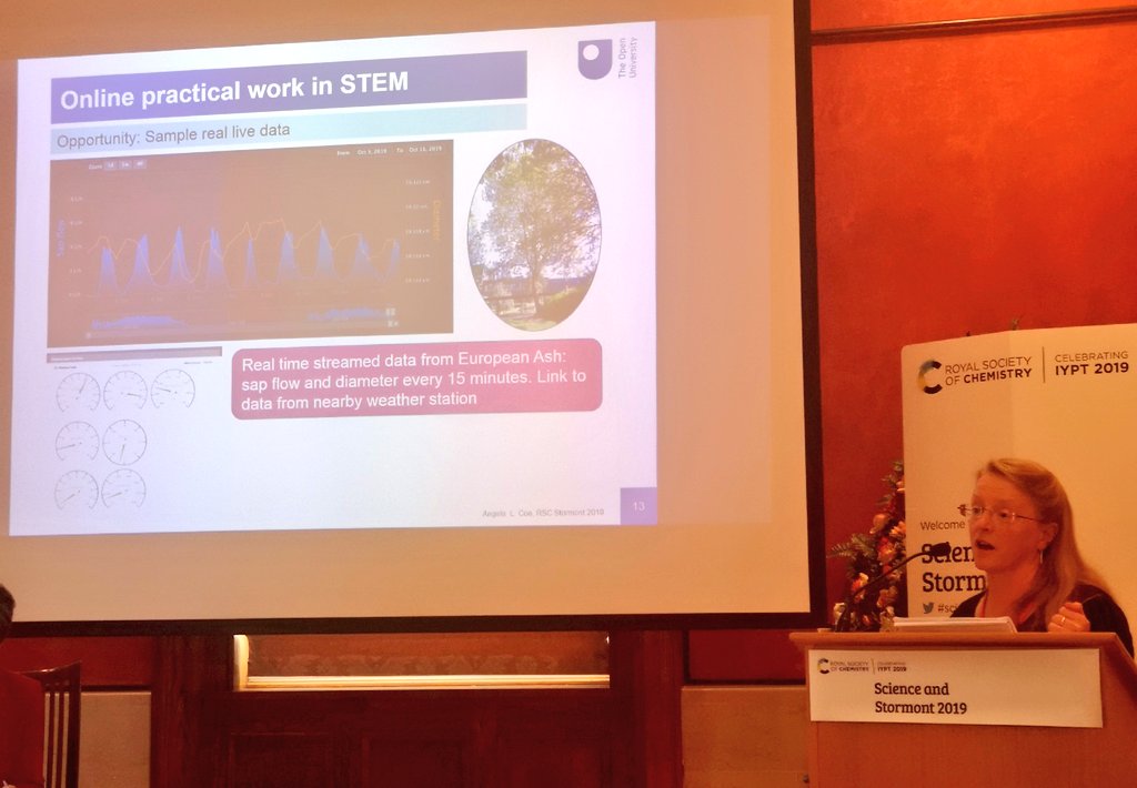 OUBelfast's tweet photo. Professor of Sedimentary Geology, Angela Coe, demonstrates the range of online practical #STEM tools used in the OU's teaching methods at #scienceandstormont. #IYPT2019 @stem_eee @s309geology @OU_STEM https://t.co/cbquI4vQjI