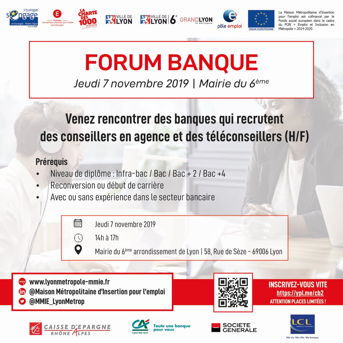 On se retrouve le 7/11/19 au forum banque ? 😃😃Inscrivez vous sur Yom.me/cb2
⁦<a href="/ca_centrest/">Crédit Agricole Centre-est</a>⁩