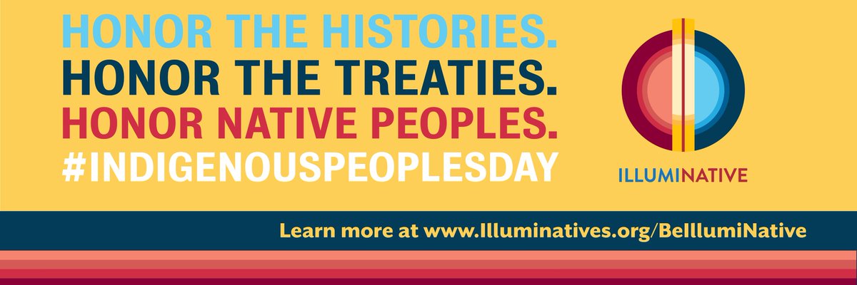 #IndigenousPeoplesDay is here! Let’s inspire our next generation of Indigenous Peoples Day advocates. Download the NEW “For Our Future: An Advocate’s Guide to Indigenous Peoples Day” Toolkit at illuminatives.org/beilluminative/.