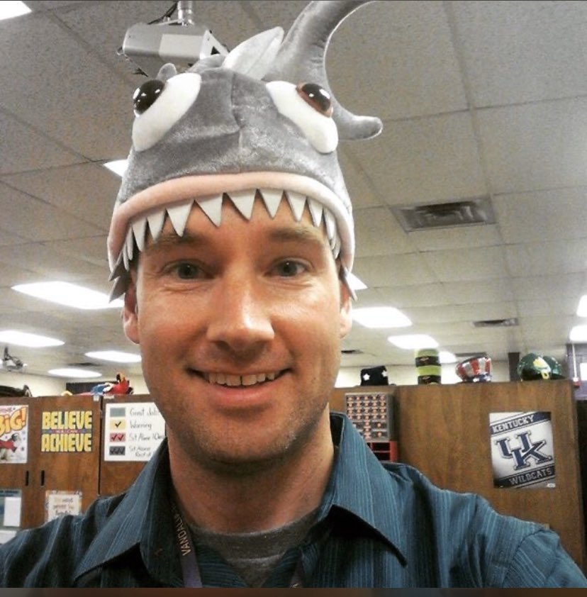 ChadFromOhio's tweet photo. To someone on the outside what I do may seem silly, but I work extremely hard to make school fun because we’re all going to be together anyway so why not have a great time? #kidsdeserveit #tlap #learnlap #nextlevelteaching #myohioclassroom #ohiolovesteachers #learnlap https://t.co/4OepcrQQ2A