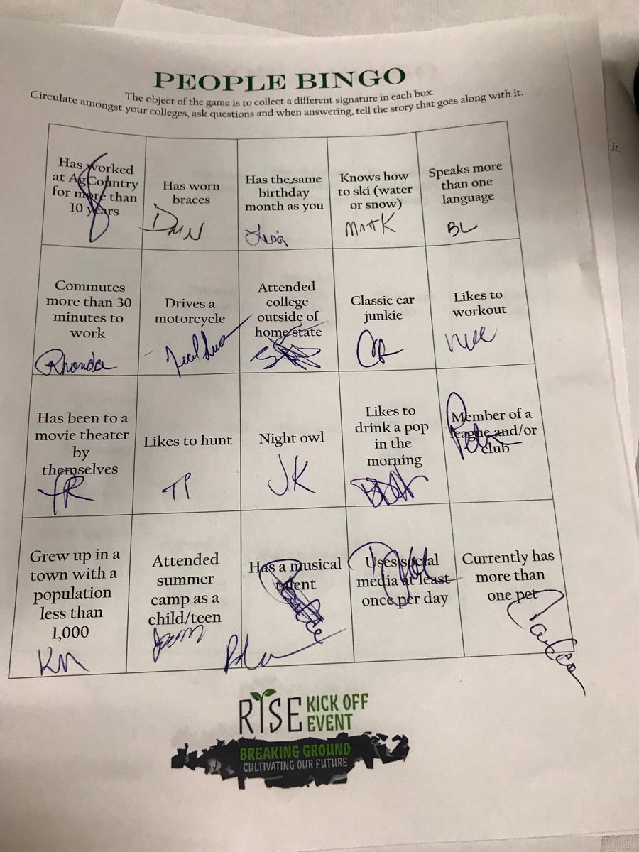 AgCAndreaO's tweet image. Can you ski? Making connections at the #AgCRise Event