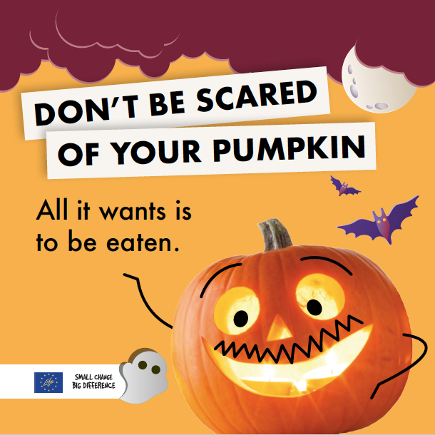Pop along to our ‘Give Food Waste a Fright’ event tomorrow, 11am-4pm at Surrey Street Market. We’ll be giving away delicious pumpkin cake along with great tips on reducing food waste and recycling more! #SmallChangeLondon #CroydonRecycles #PumpkinRescue