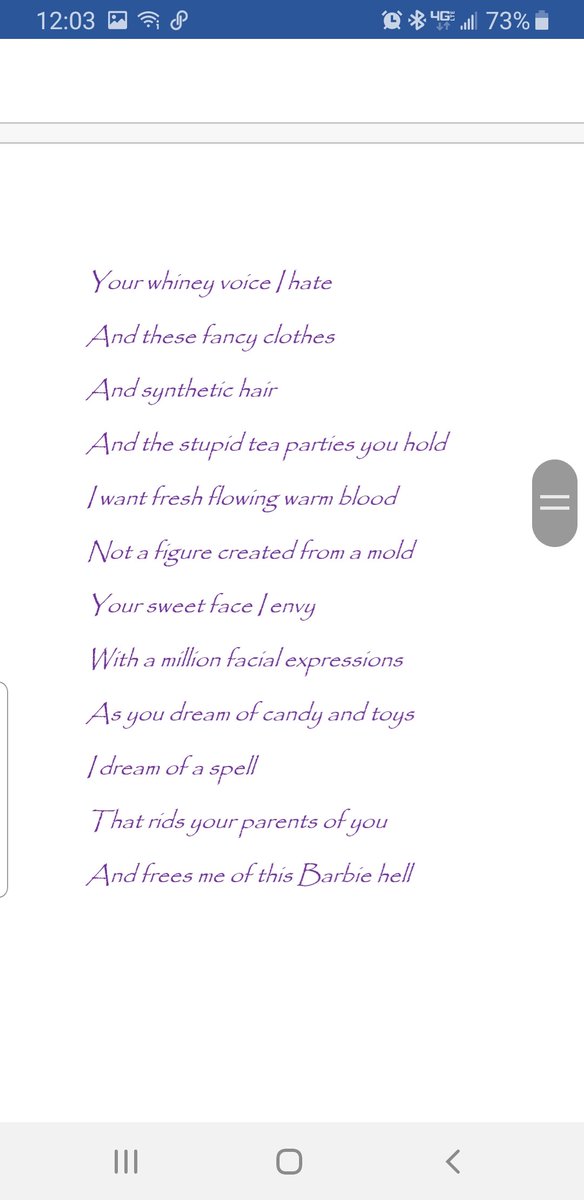 ReVaLe_Media's tweet photo. New Horror Poetryyyy #poets #dollskill #thisishalloween #Halloween #horror #poetry #scarydolls #SpookySzn https://t.co/RyiPPr2dem