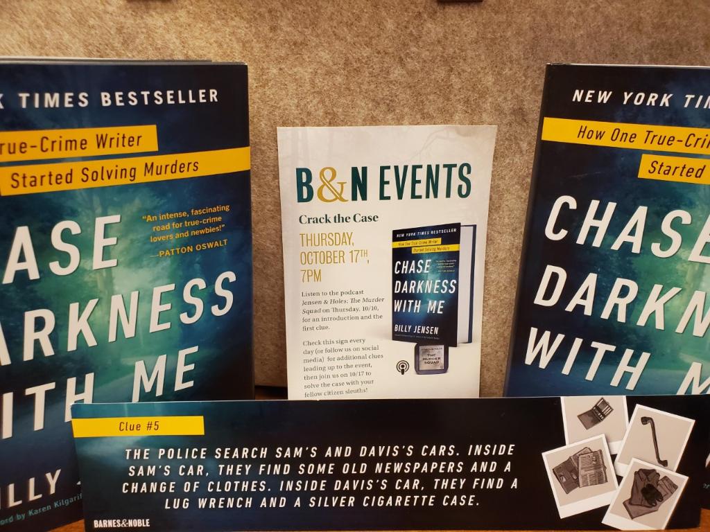 Listen to TheMurderSquad @JensenandHoles .and #crackthecase with us <a href="/BNIngramFest/">Barnes&Noble Ingram</a> Thursday 17th at 7:00pm.