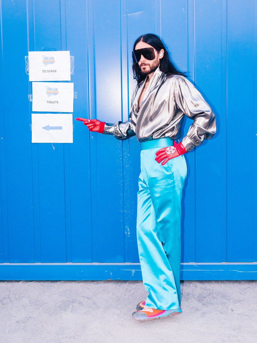 JaredLeto's tweet image. In the land of the midnight sun... Restrooms are just to the left