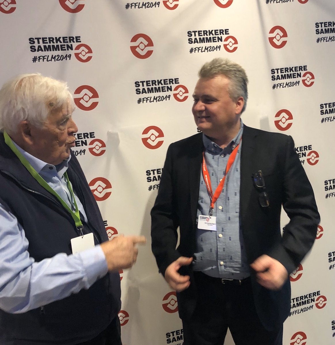Saman med <a href="/berbjorn/">Thorbjørn Berntsen</a> på landsmøtet. Alltid hyggelig med engasjerte medlemmer! #fflm2019